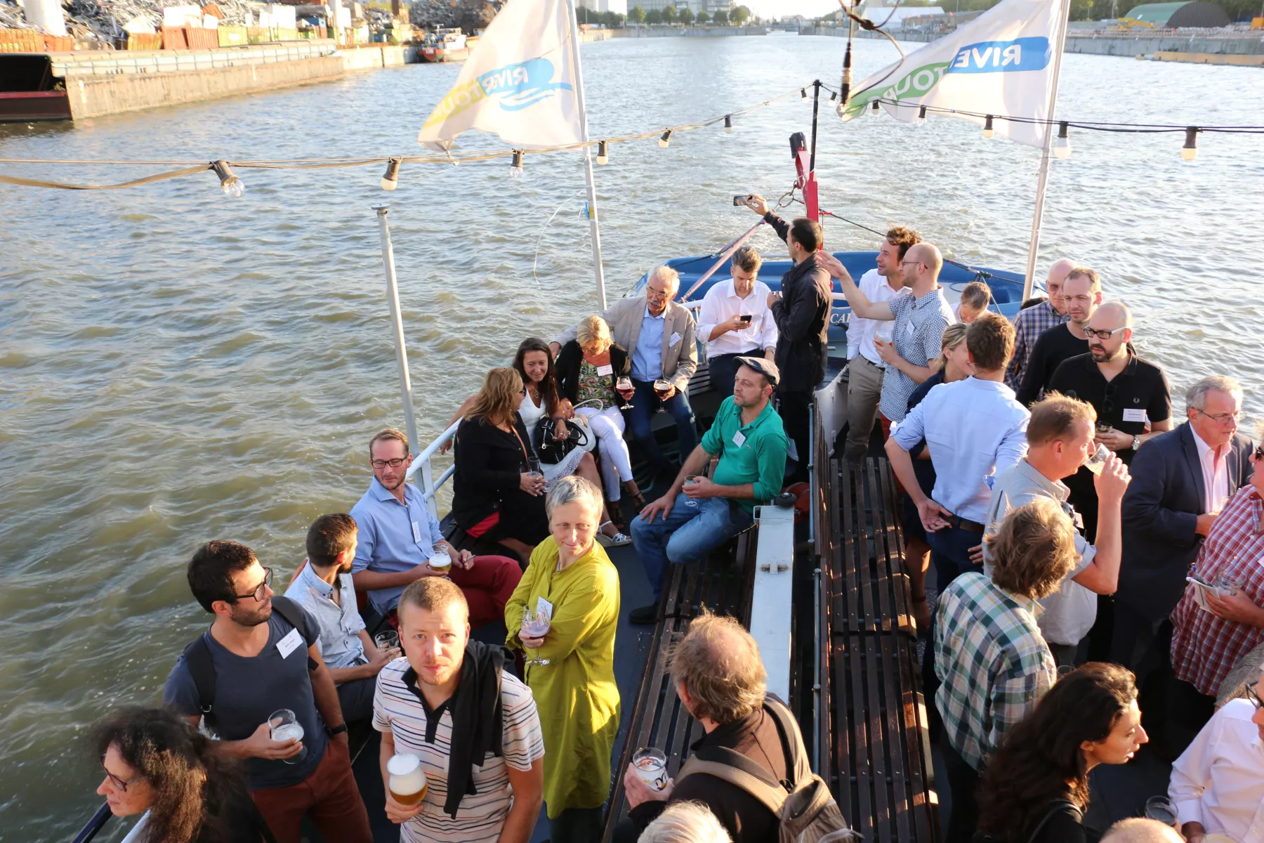 Afterwork Ecobuild.brussels au port de Bruxelles