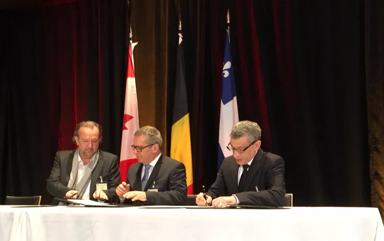 Le Port de Bruxelles et le Port de Québec signent un accord de partenariat